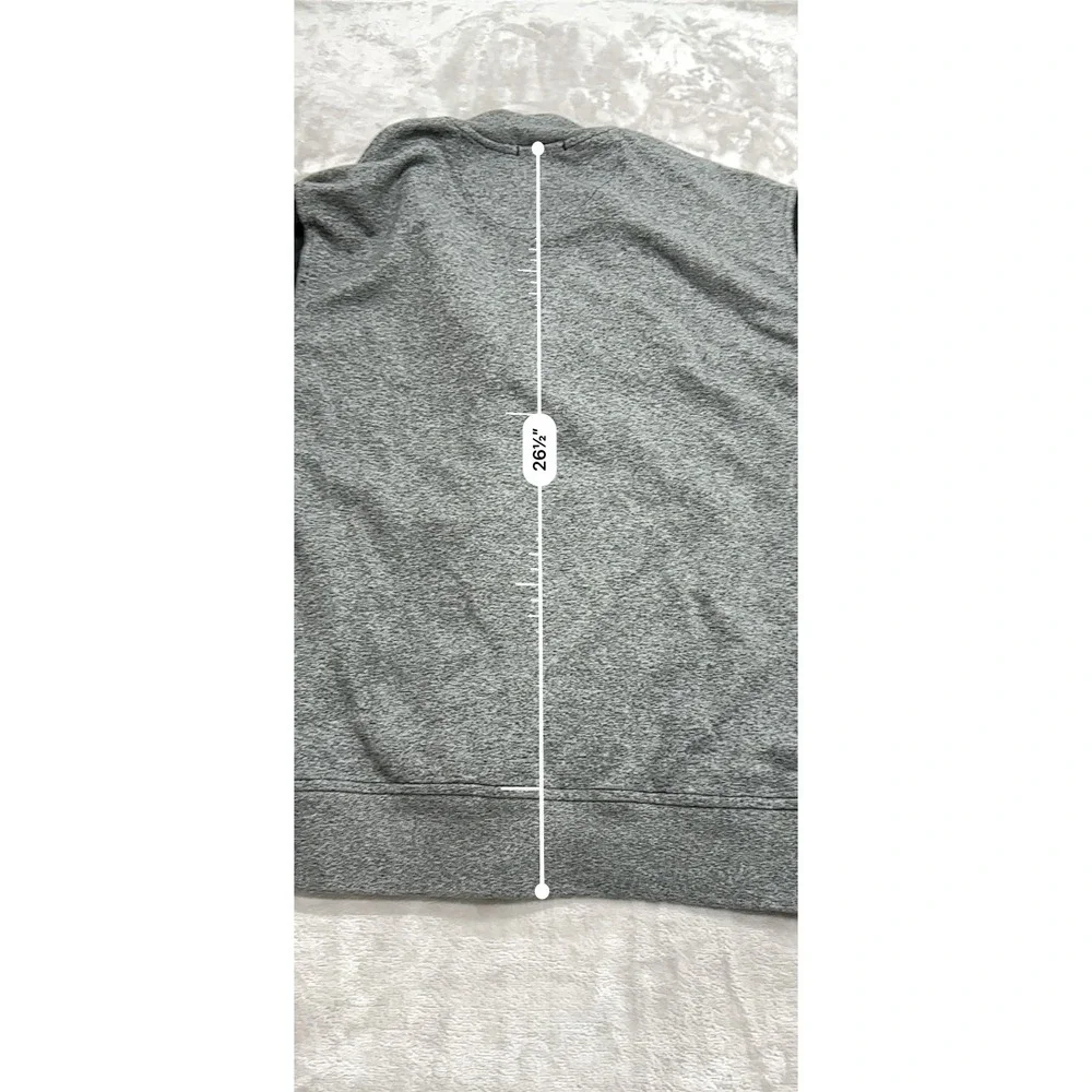 DKNY Jacket Sweatshirt Men's Size XL Gray Black Sleeves Full Zip Up Two Tone EUC